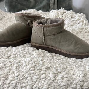 Cozy Tan Ankle Booties